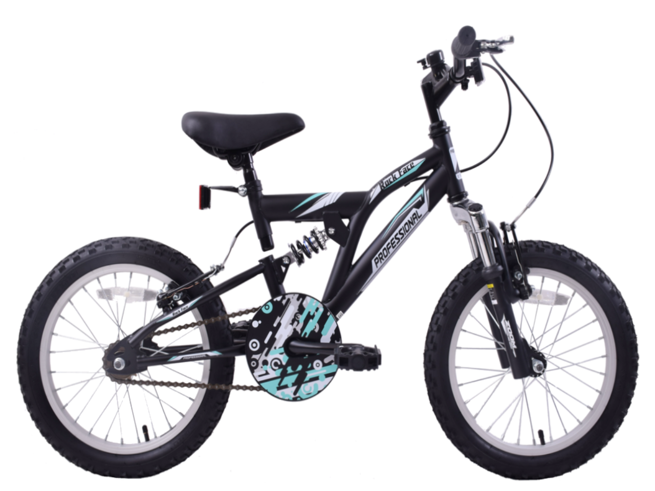 Professional Rock Face 16 inch Kids Mountain Bike Black